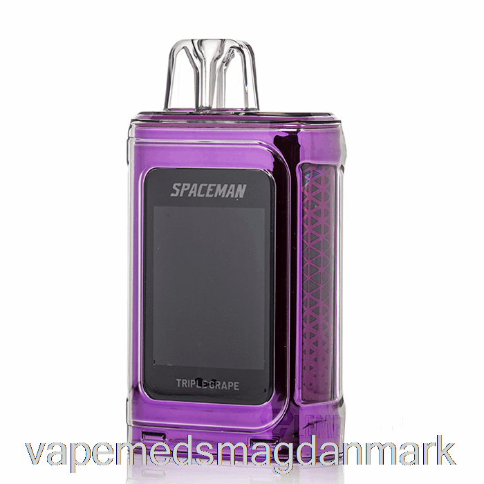 Vape Uden Nikotin Spaceman Prisme 20k Engangs Triple Grape